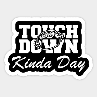 Football - Touch Down Sticker